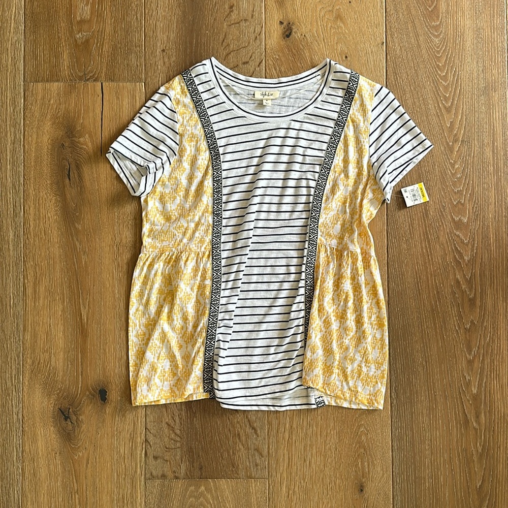 Style & Co top, medium, cotton